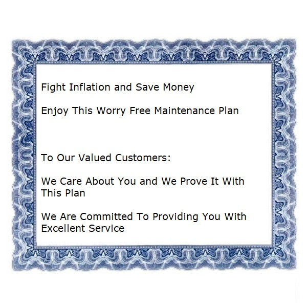 Maintenance Plan - Supplemental Labor